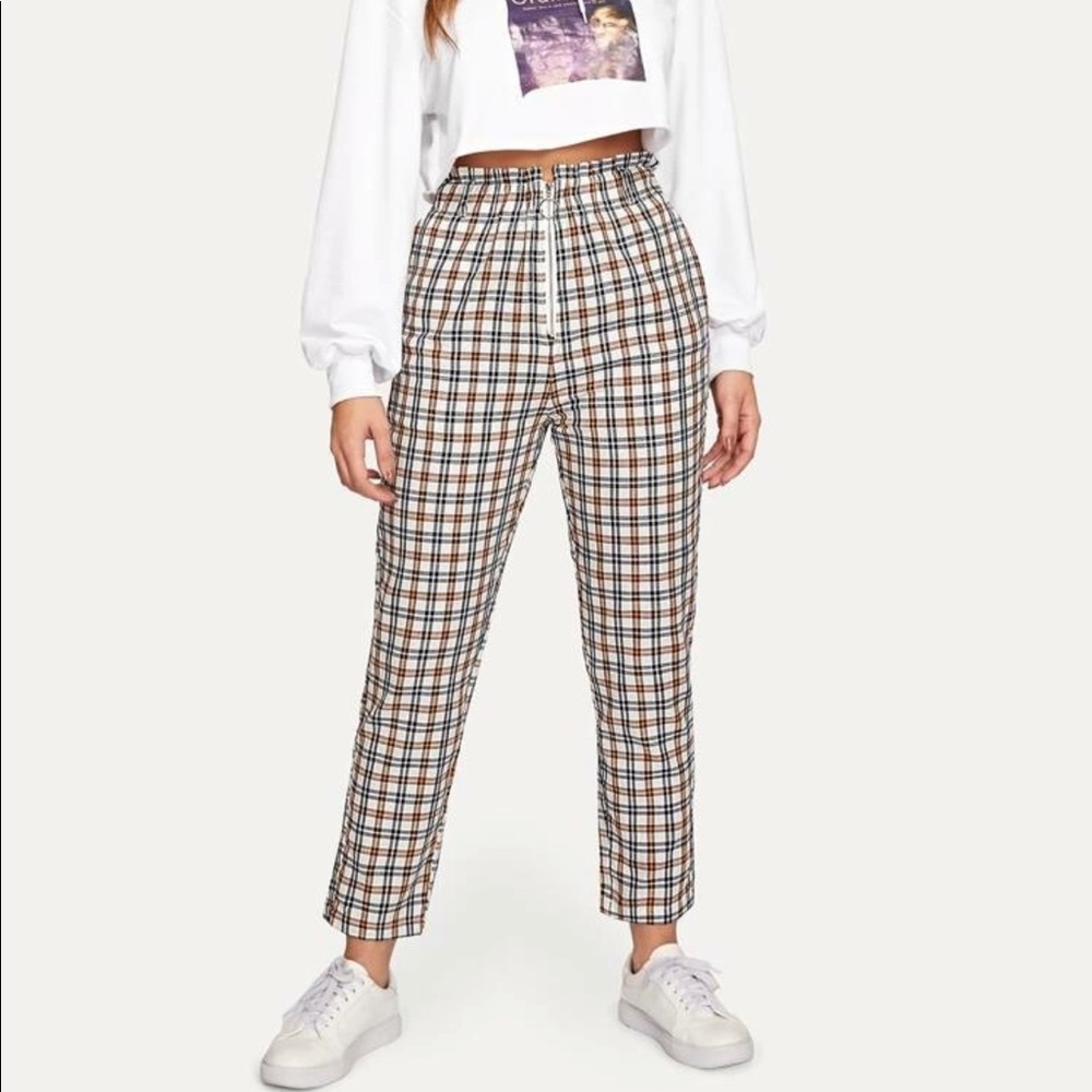 SHEIN plaid pants